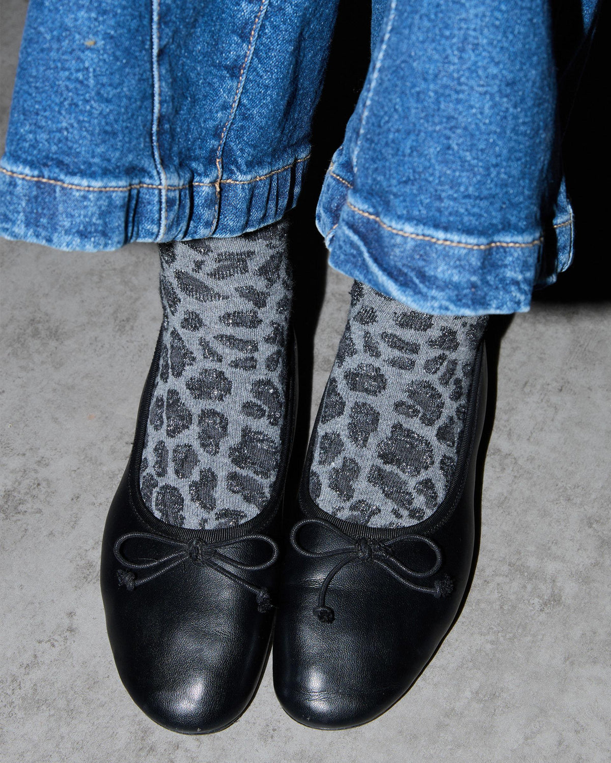 Galtzerdi Ertain Animal Print Lurexdun Grisak