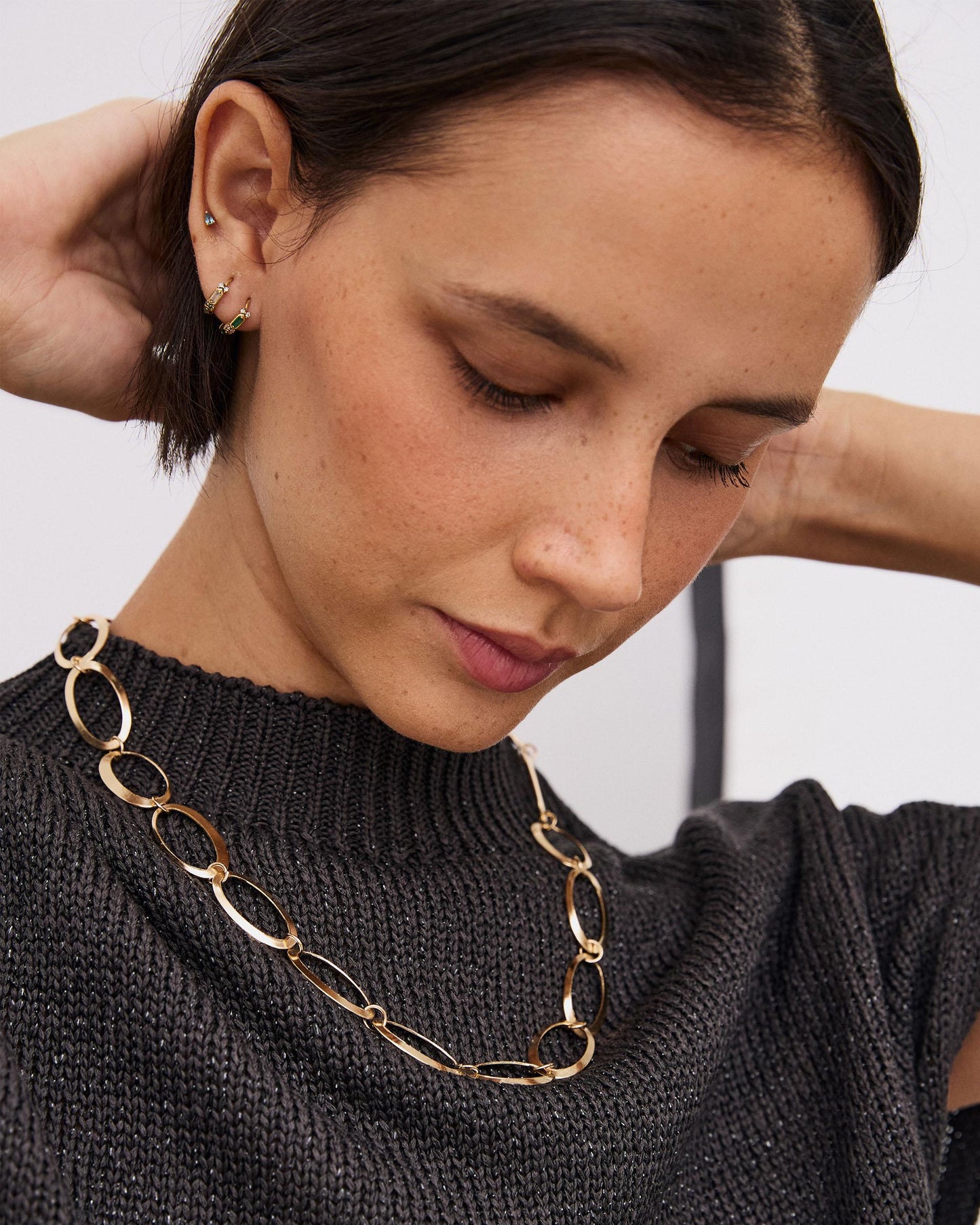 Collar Eslabones Oro