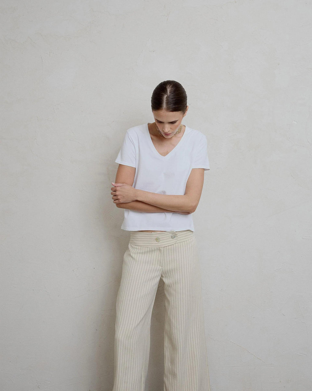 Camiseta Básica Manga Corta Blanco