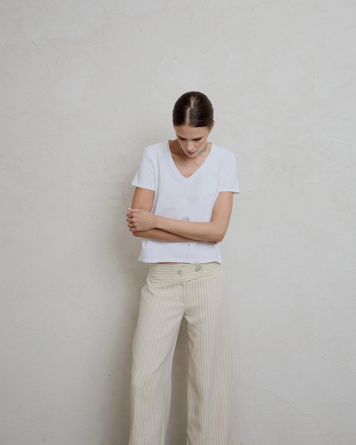 Camiseta Básica Manga Corta Blanco