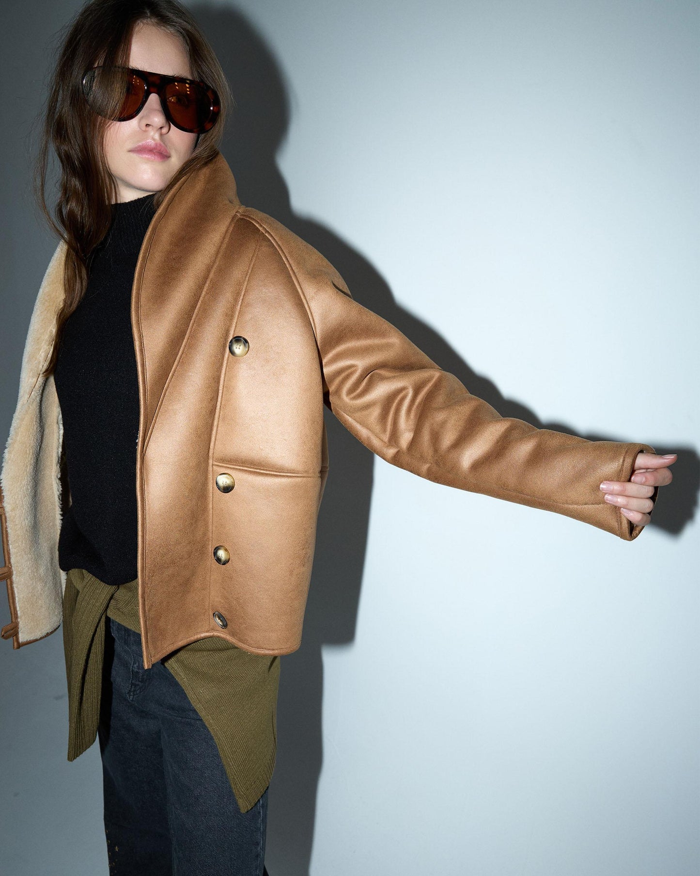 Abrigo Borrego Camel