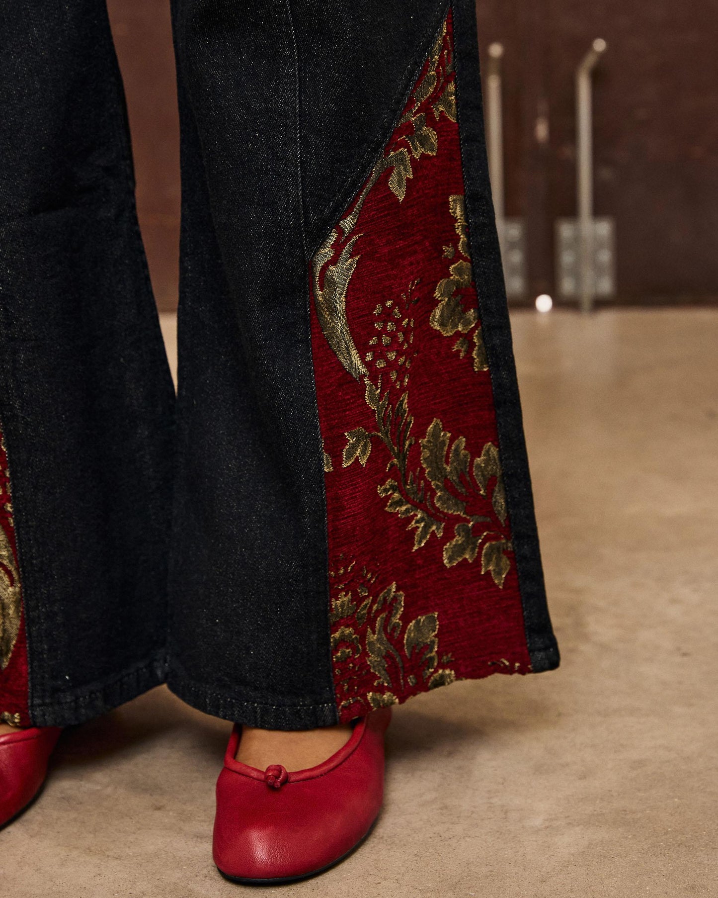 Jeans Velvetone Contraste Antracite