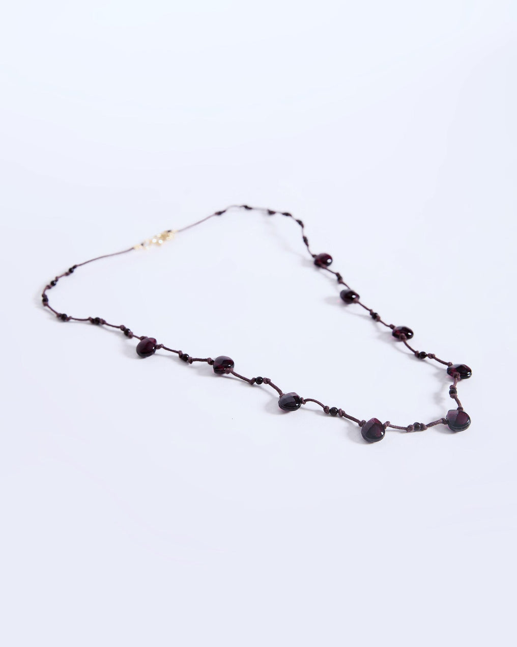 Brown Rope Tears Necklace