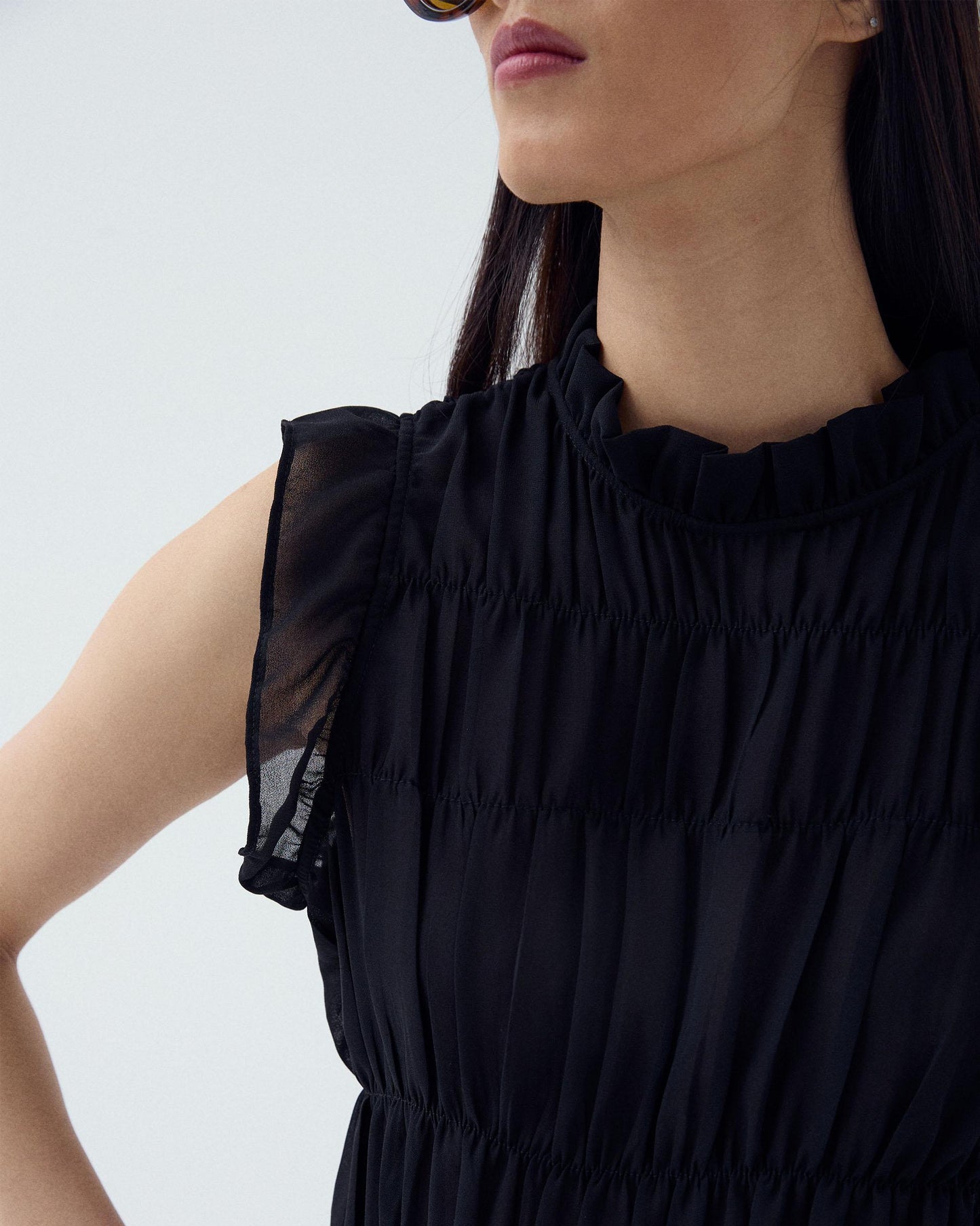 Top Elásticos Preto