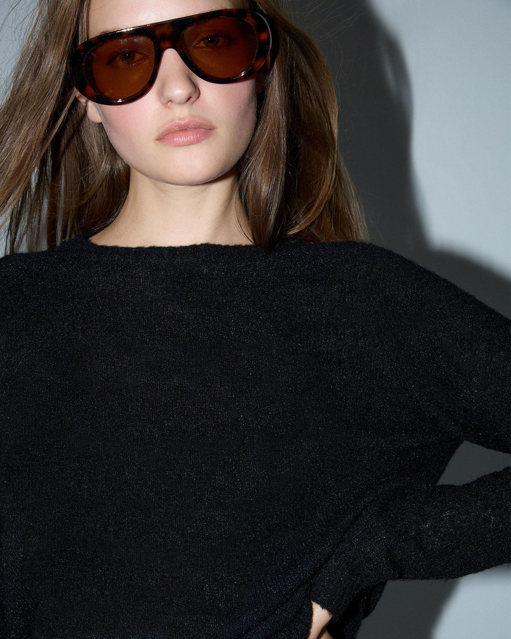 Jersey Punto Fino Negro