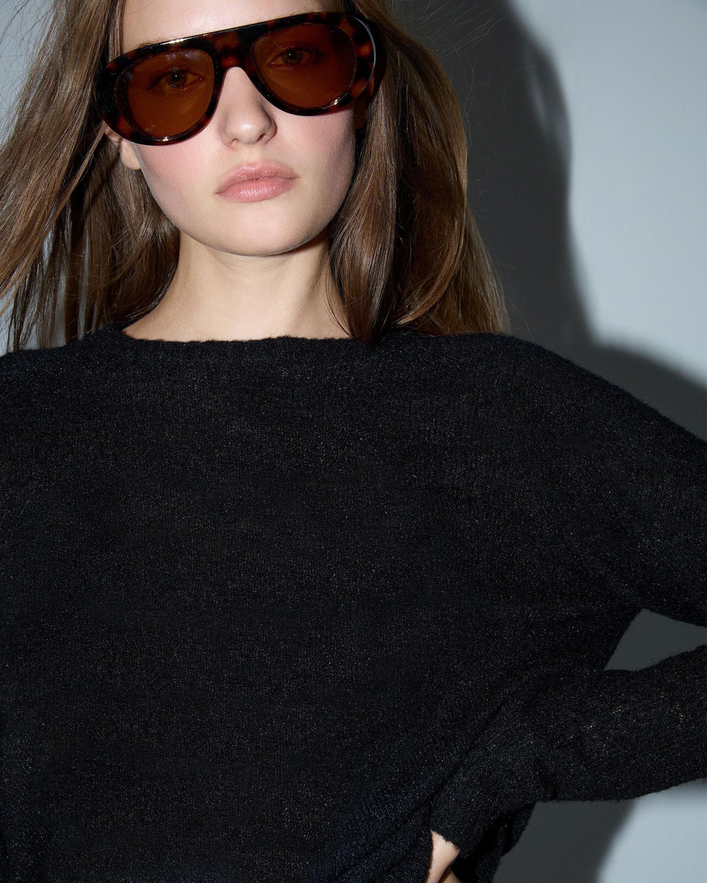 Jersey Punto Fino Negro