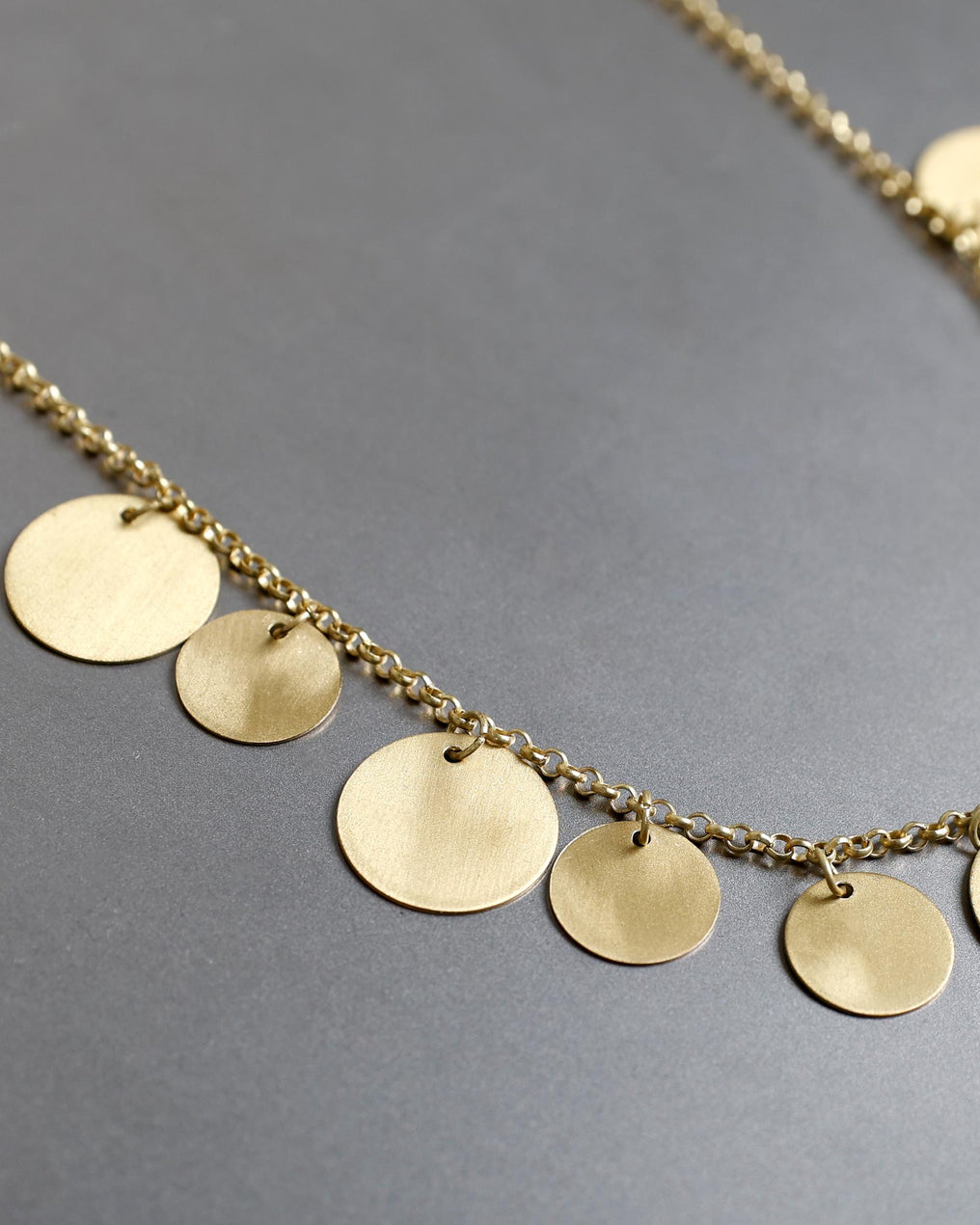 Collar Círculos Oro Oro