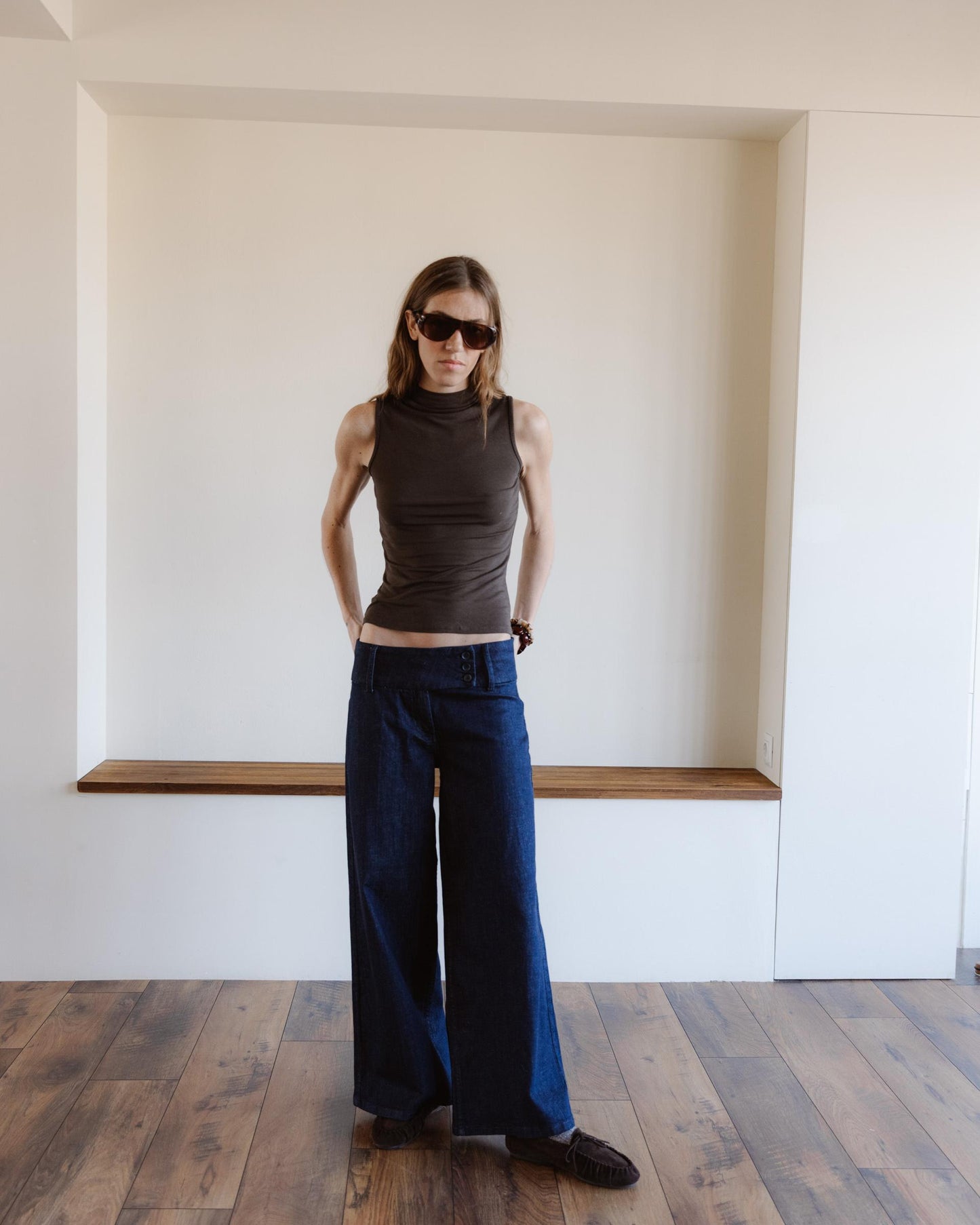 Jeans Triple Cinturilla Azul