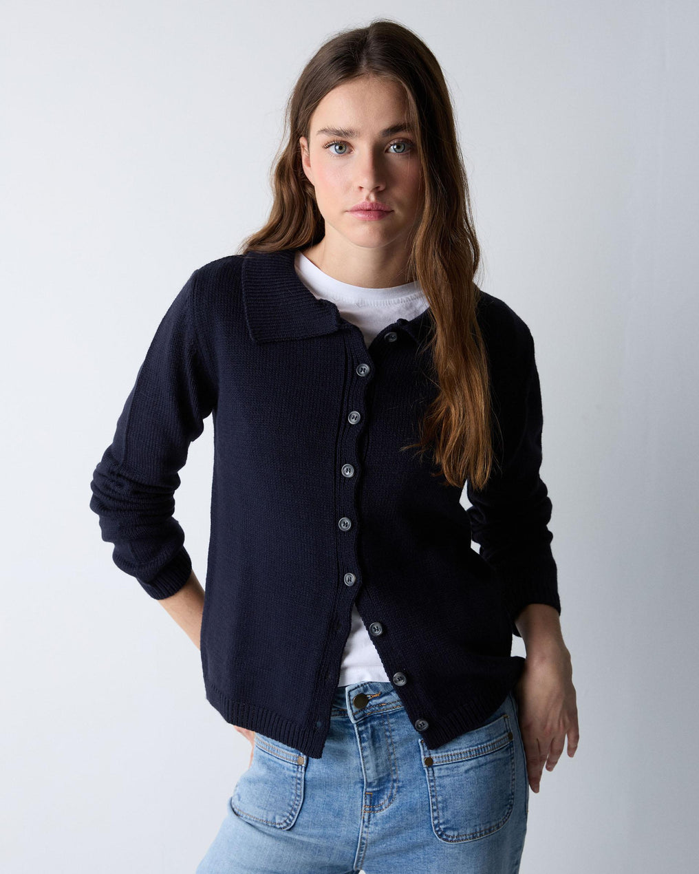 Casaco Polo Azul Marinho