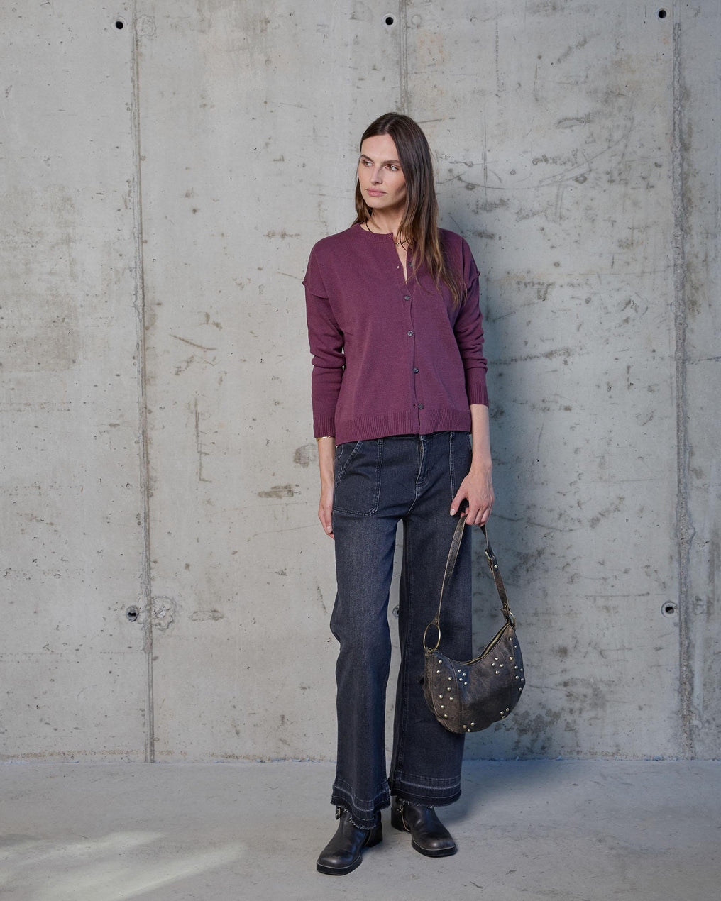 Casaco Rosa com Costura nos Ombros