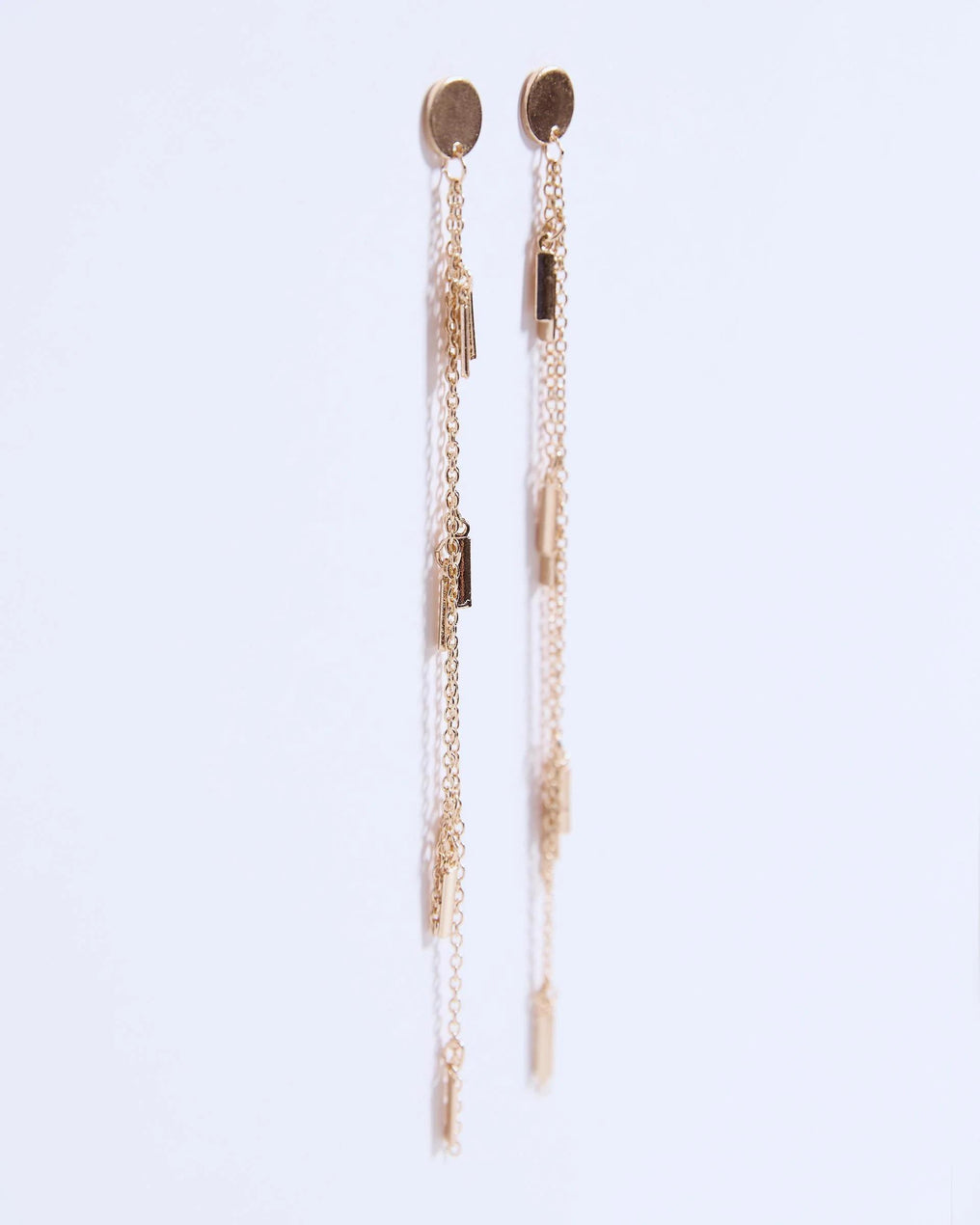 Pendientes Cadenas Remate Oro