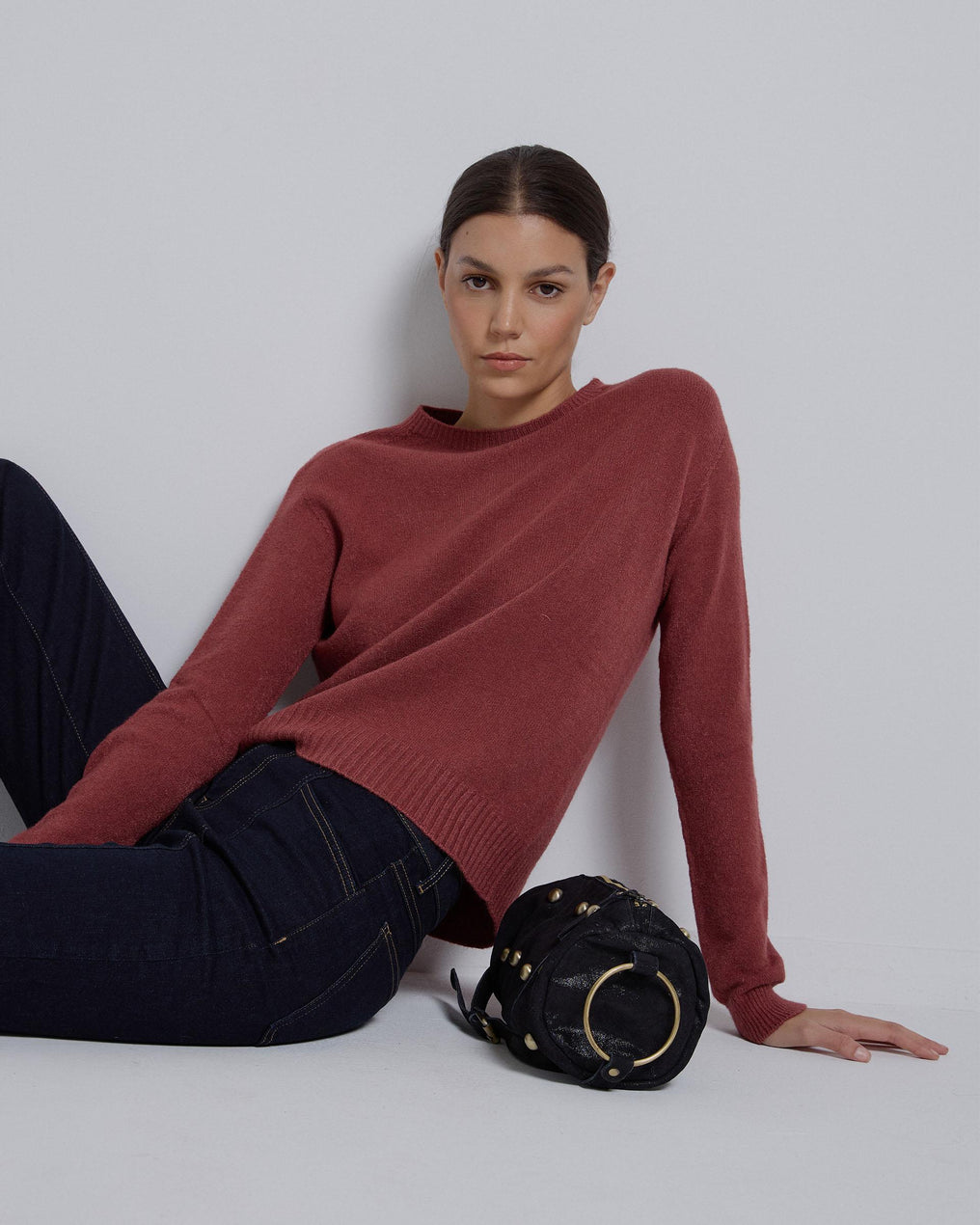 Jersey Cuello Redondo Teja