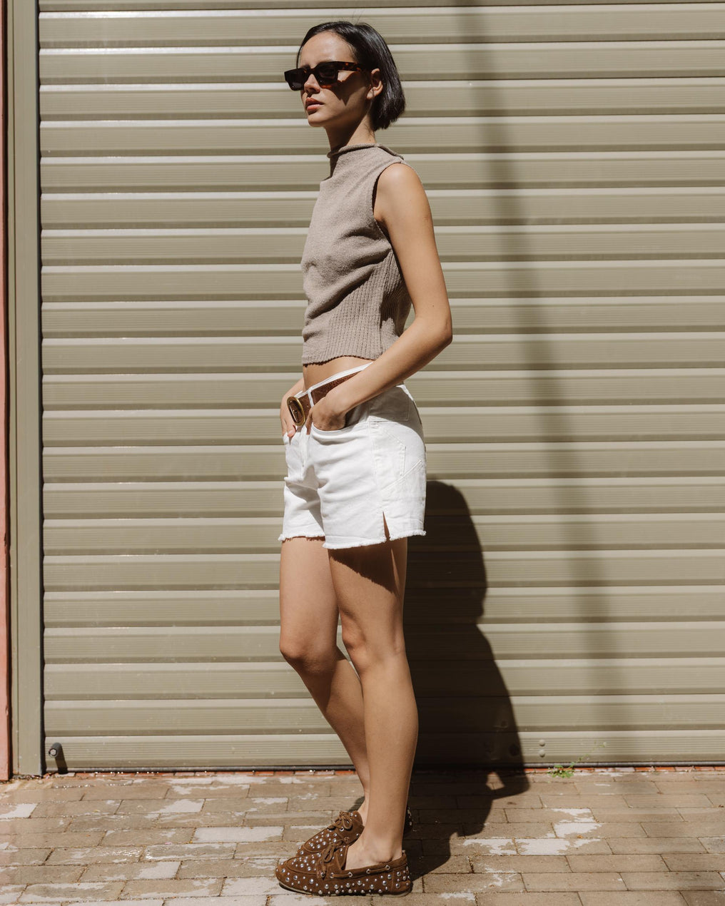 Shorts Étoiles Arrière Blanc