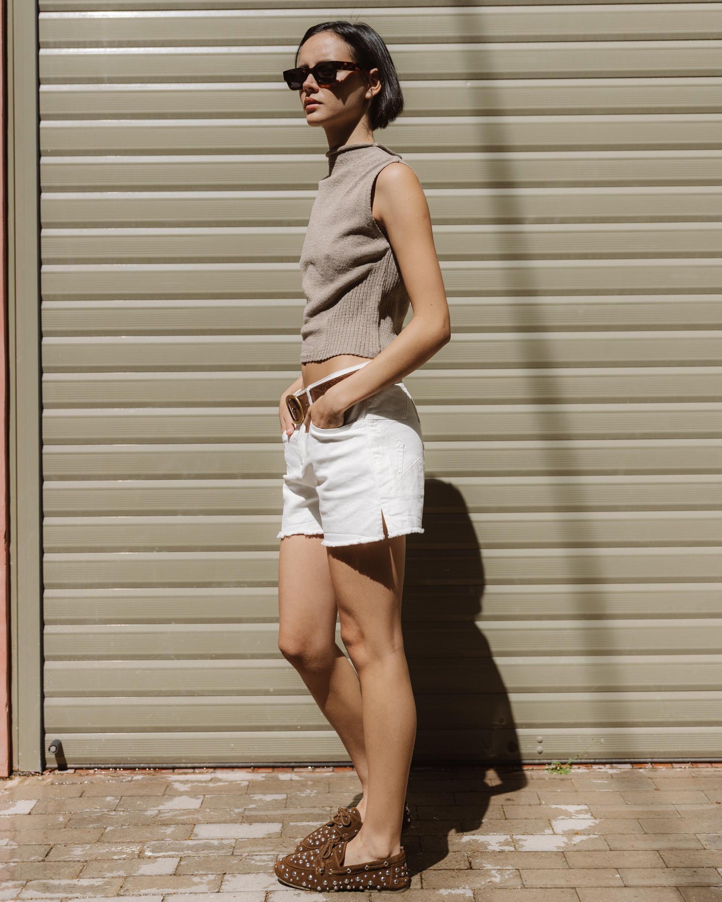 Shorts Étoiles Arrière Blanc