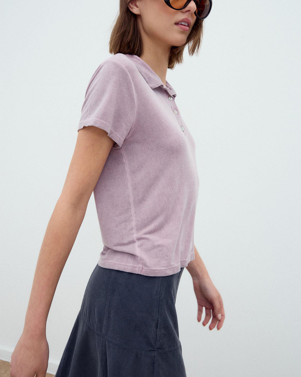 Camiseta Polo Granate