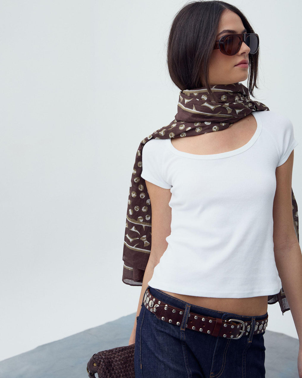 Camiseta Escote Redondo Blanco