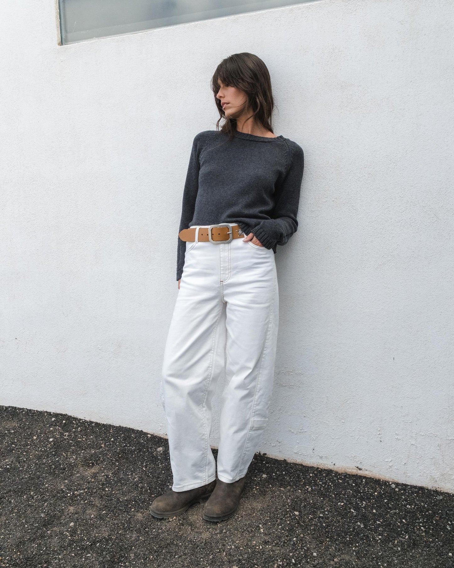 Jersey Aberturas Mangas Antracita