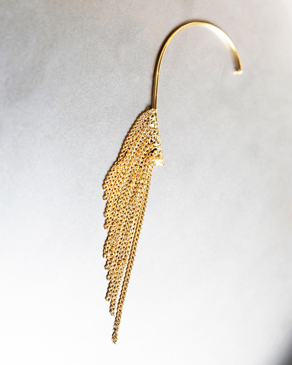 Gold Earcuff Pendant