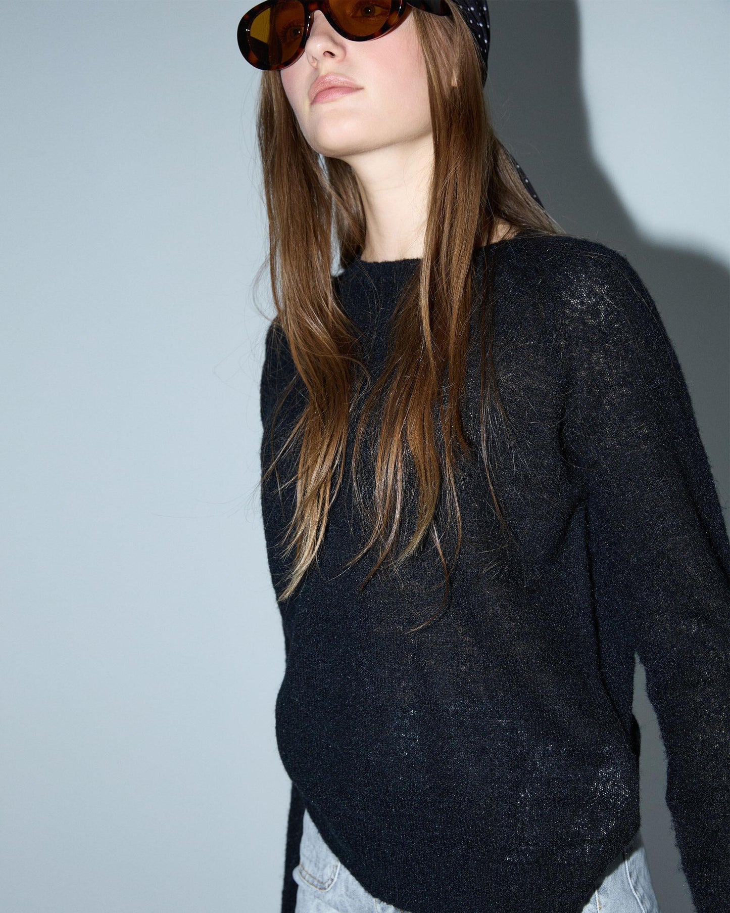 Jersey Punto Fino Negro