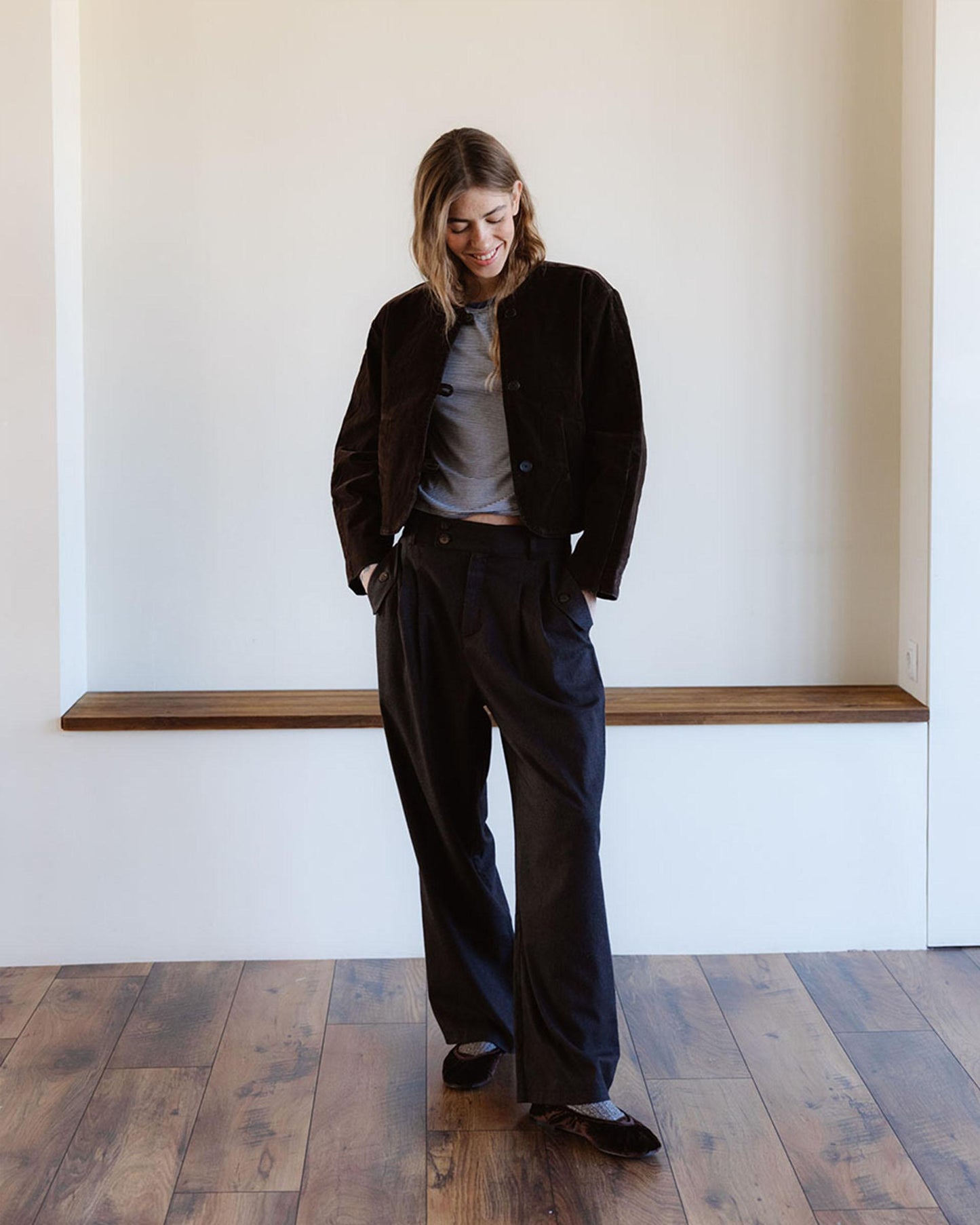 Chaqueta Velvet Marrón