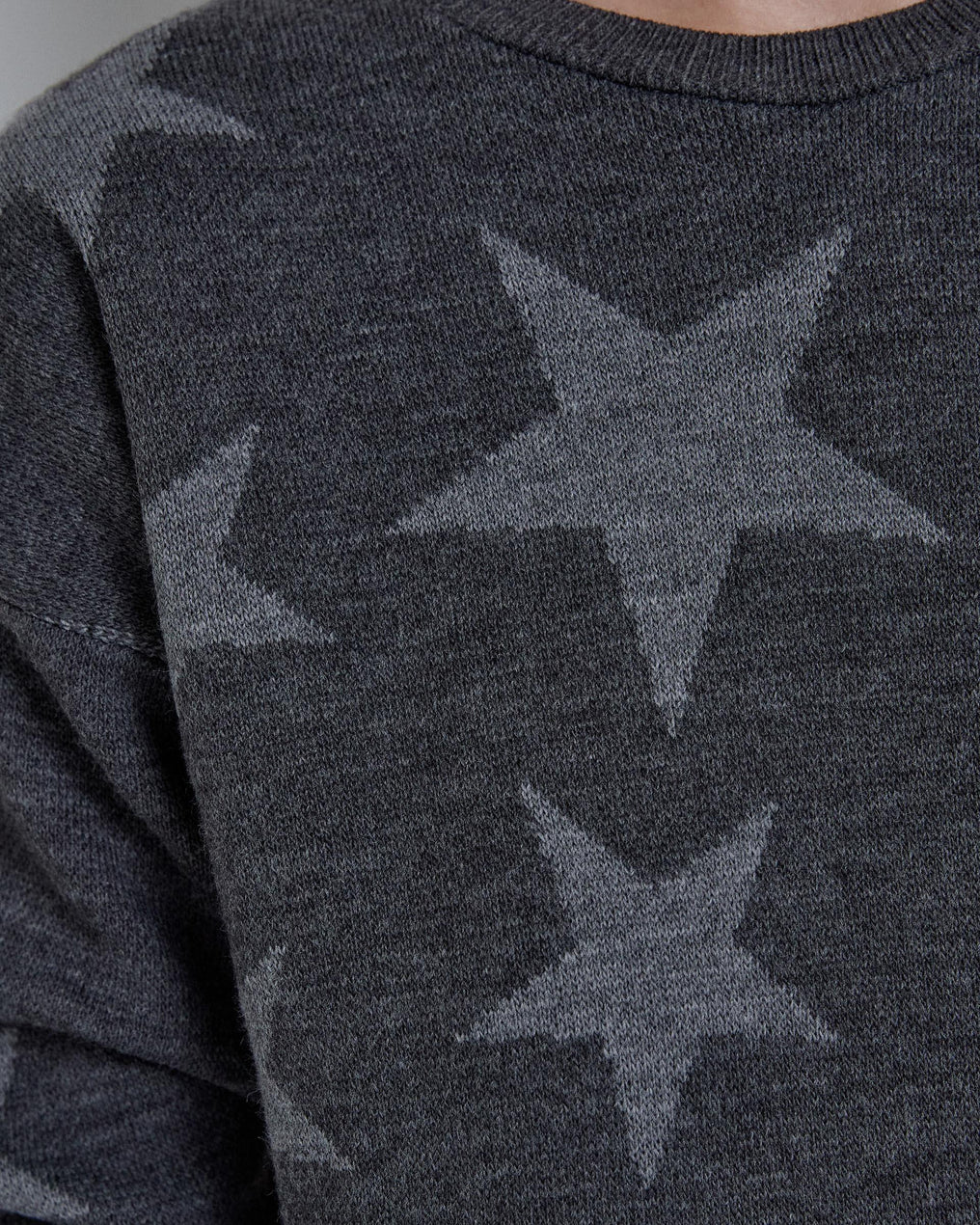 Suéter Estrelas Antracite