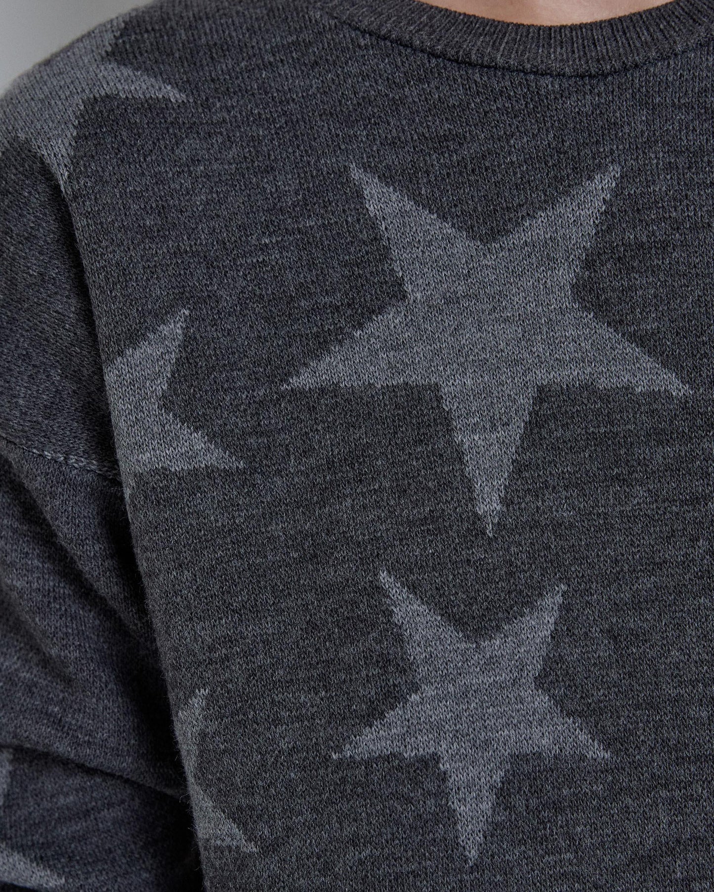 Suéter Estrelas Antracite