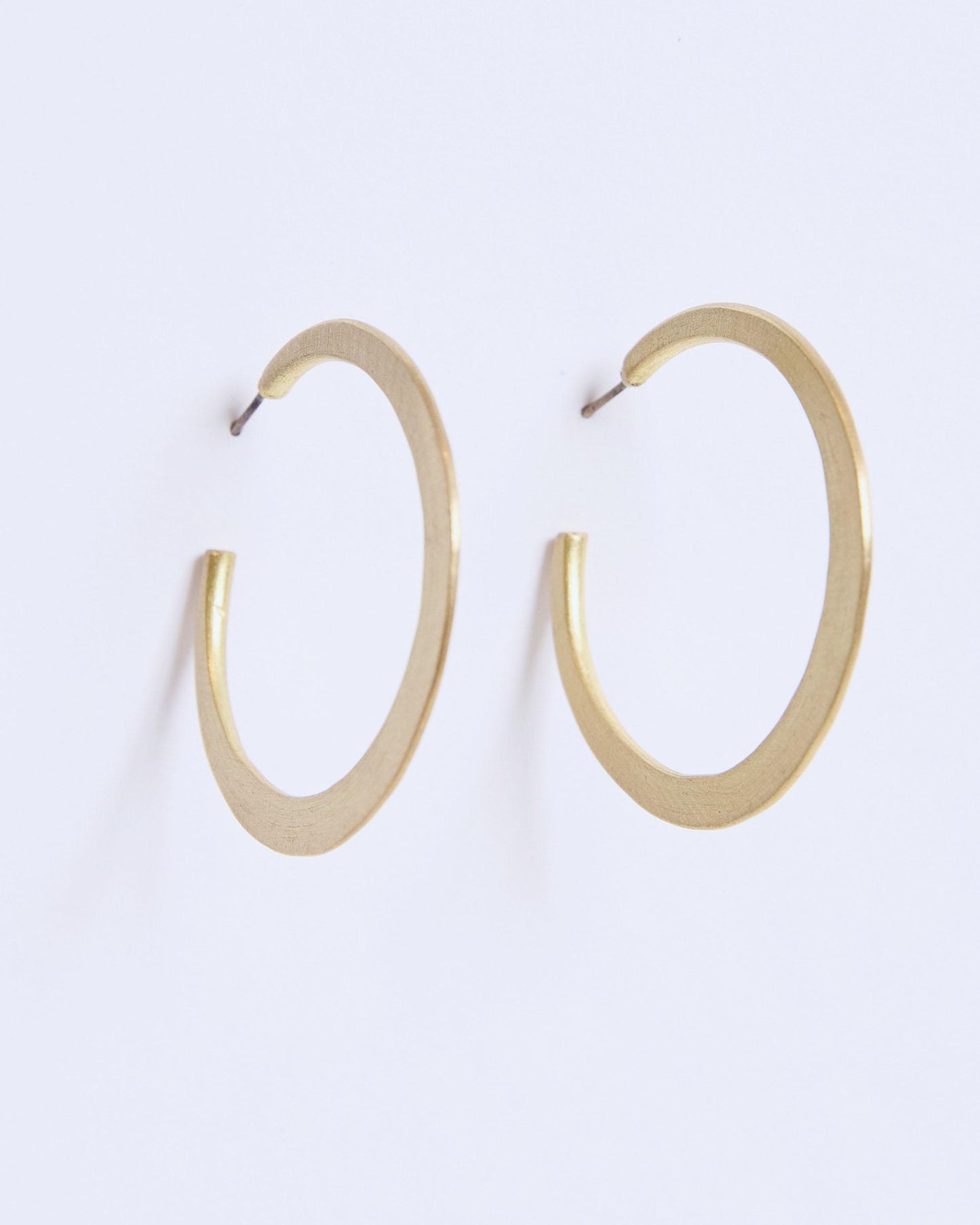 Brincos de argola de ouro