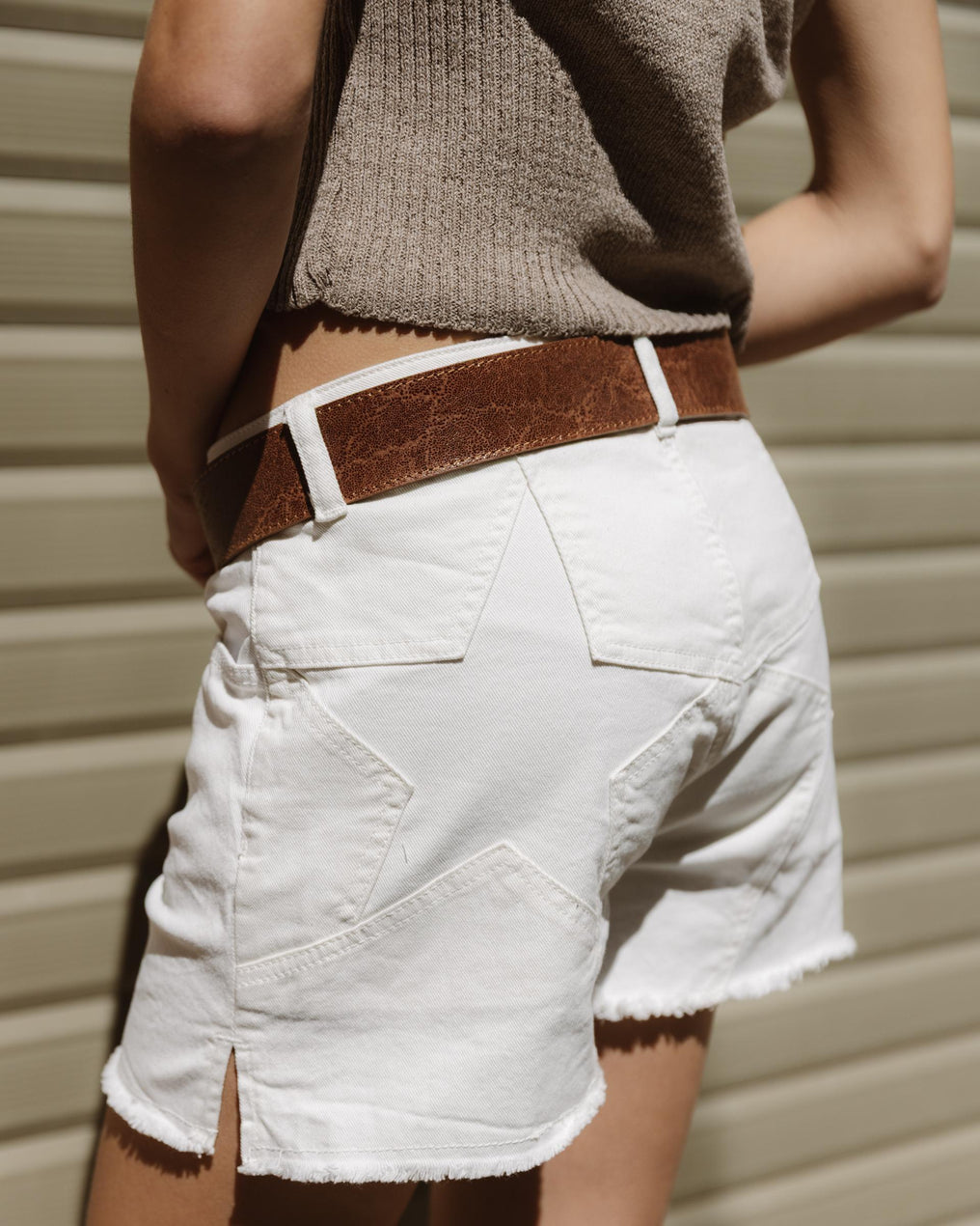 Shorts Étoiles Arrière Blanc