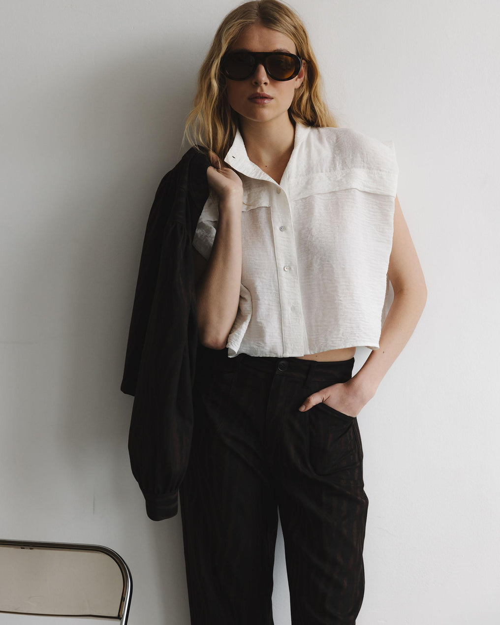 Bomber Canesú Estampado Animal Print Marrón