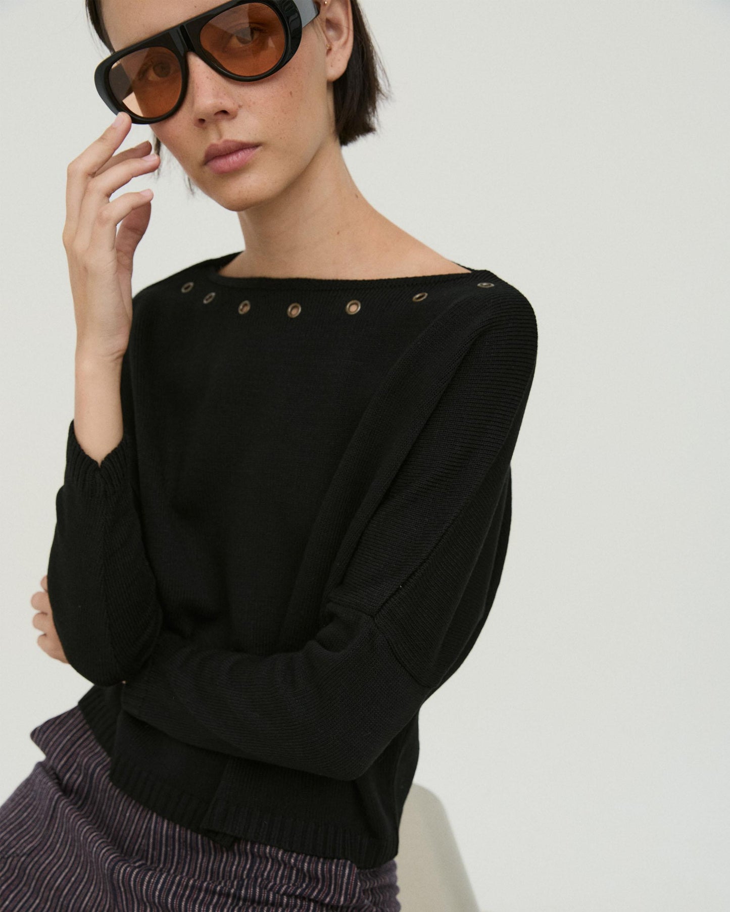 Jersey Arandelas Negro