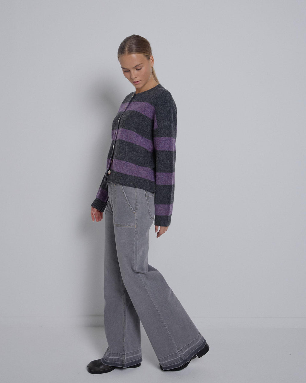 Jeans Denim Worker Gris