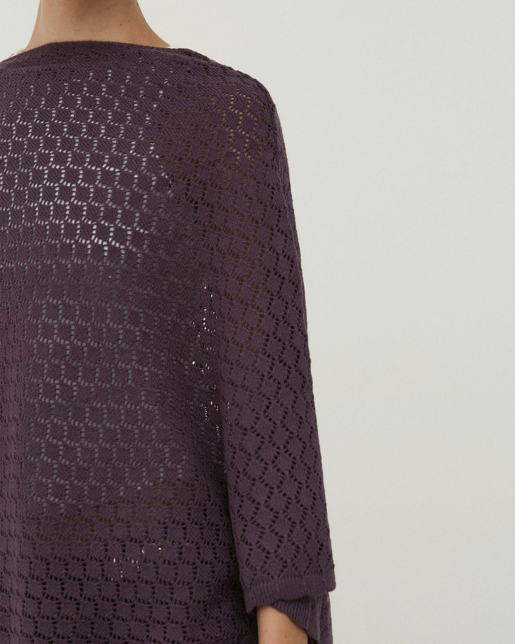 Poncho Calados Pico Morado