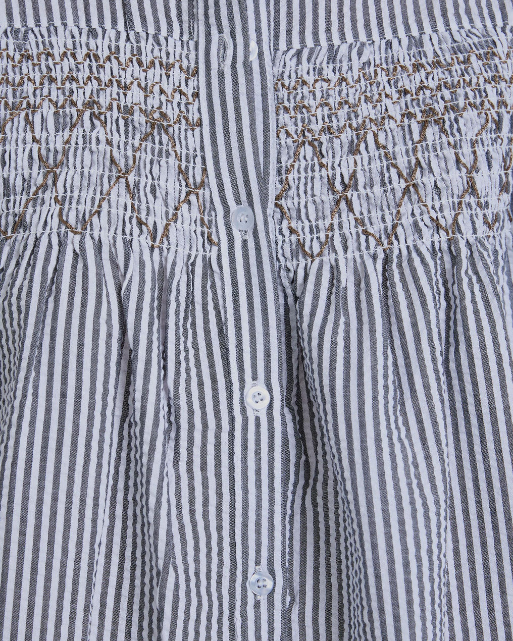 Camisa Rayas Nido De Abeja Antracita