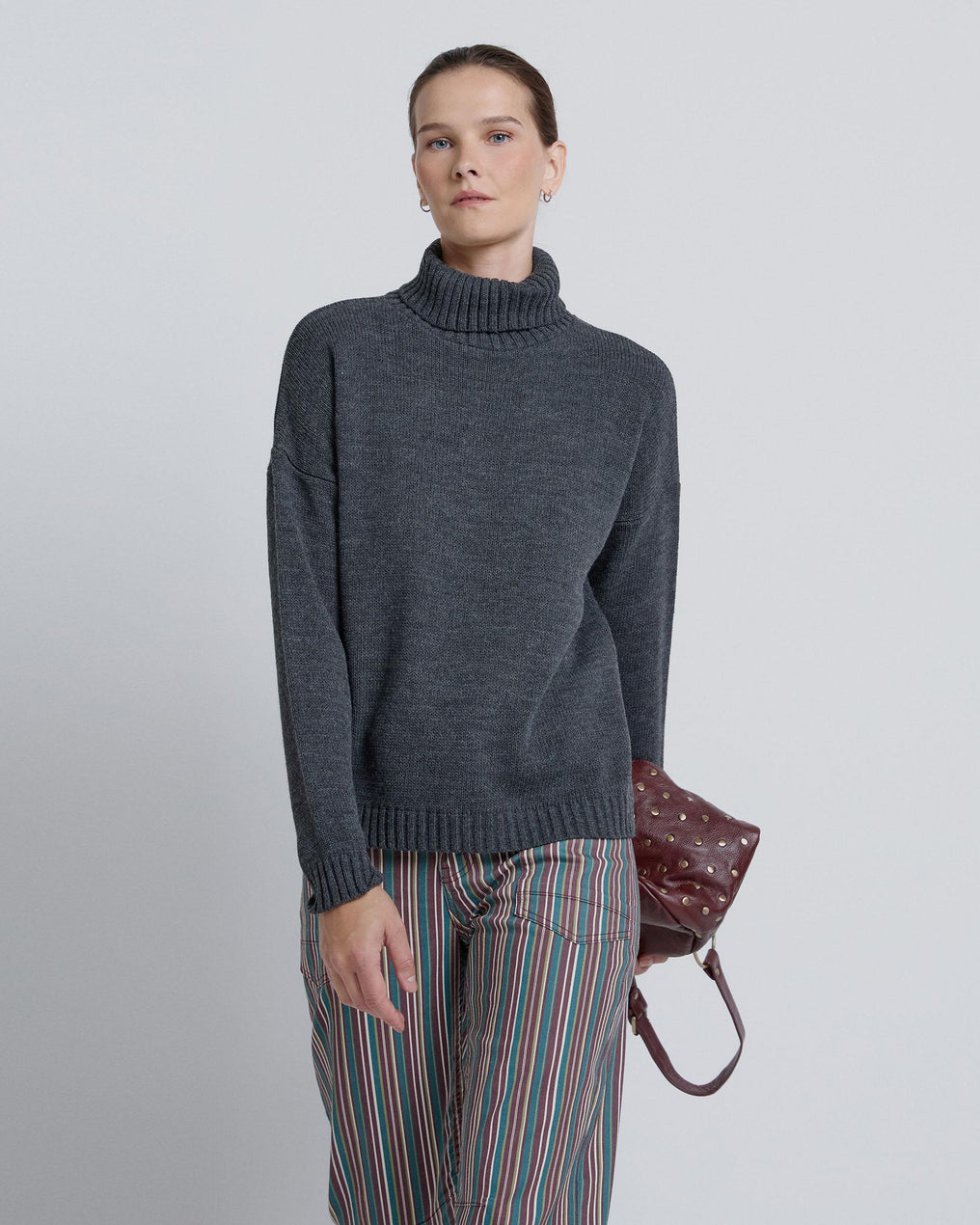 Jersey Cuello Alto Antracita