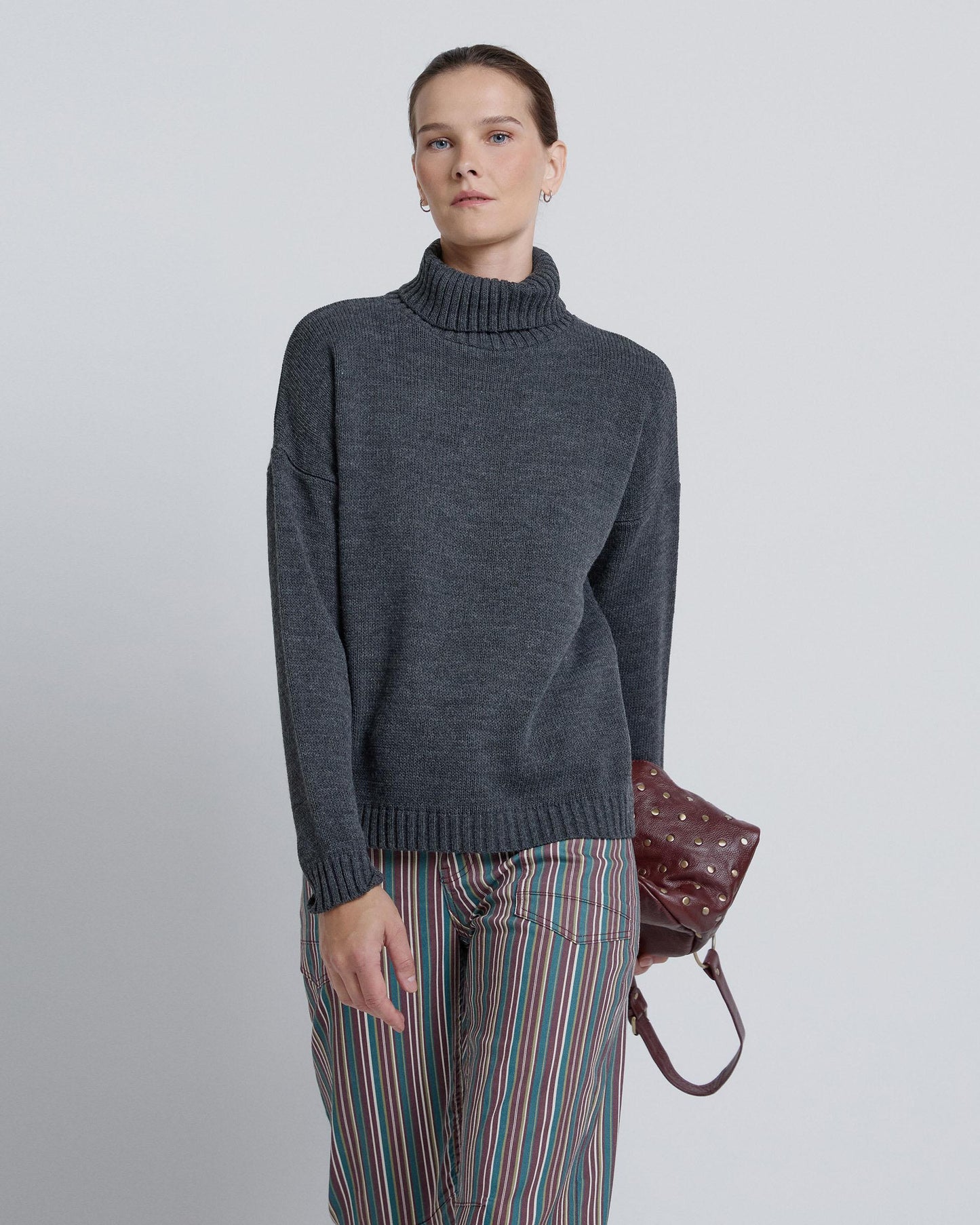 Jersey Cuello Alto Antracita