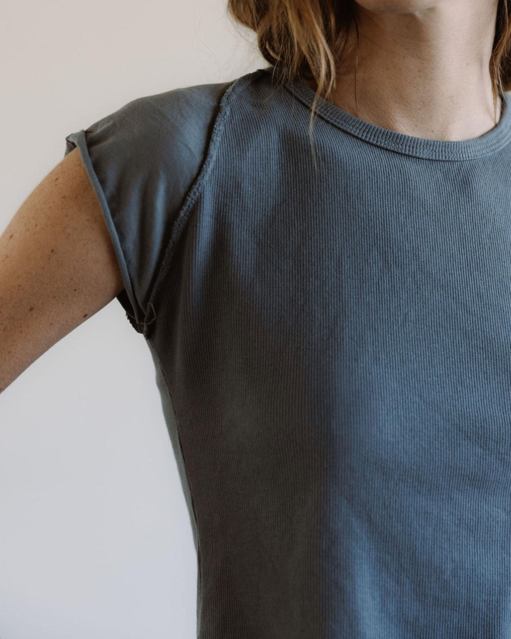 Camiseta Media Manga Ranglán Gris