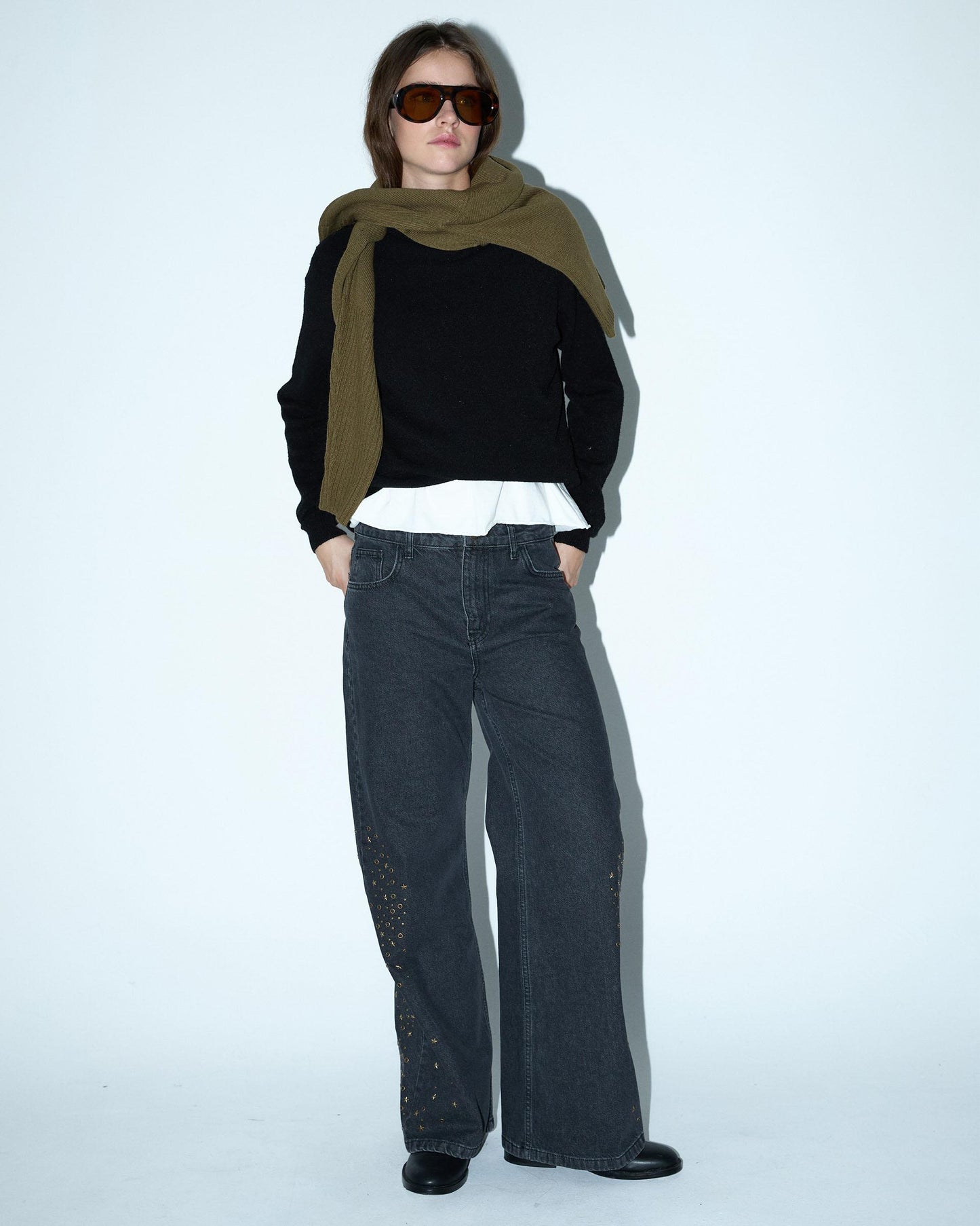 Black Turtleneck Sweater