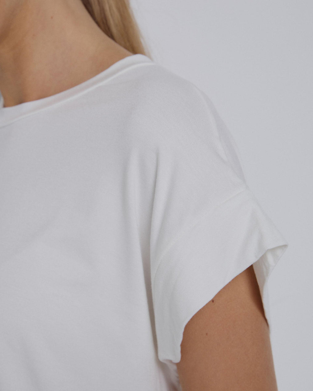 Camiseta Manga Amplia Blanco