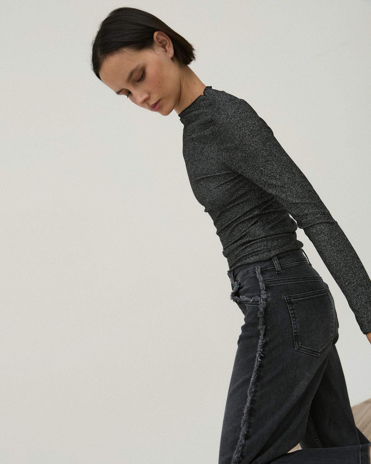 Camiseta Brillo Negro