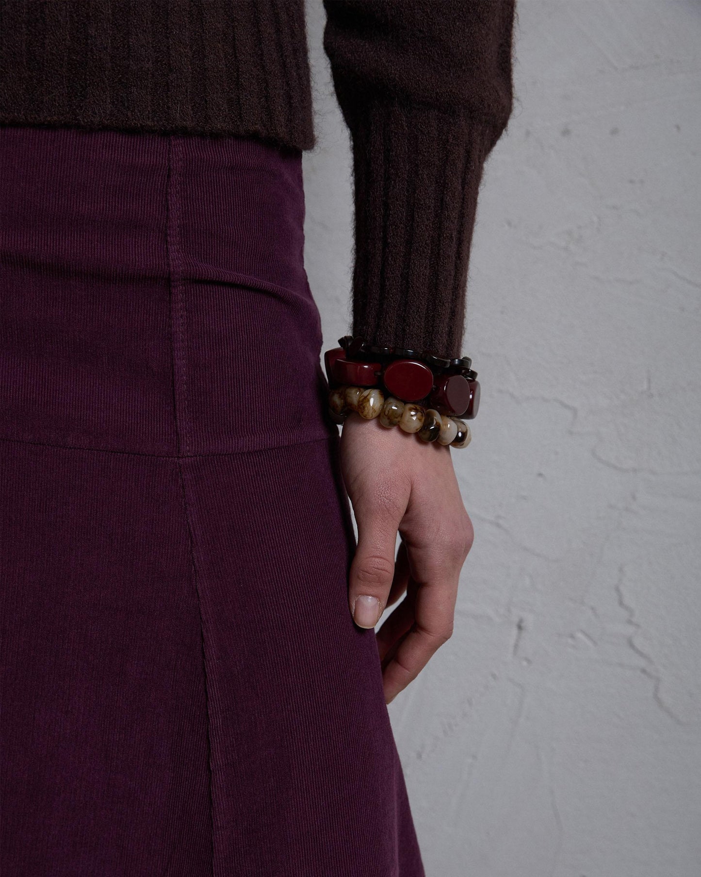 Falda Micropana Canesú Morado