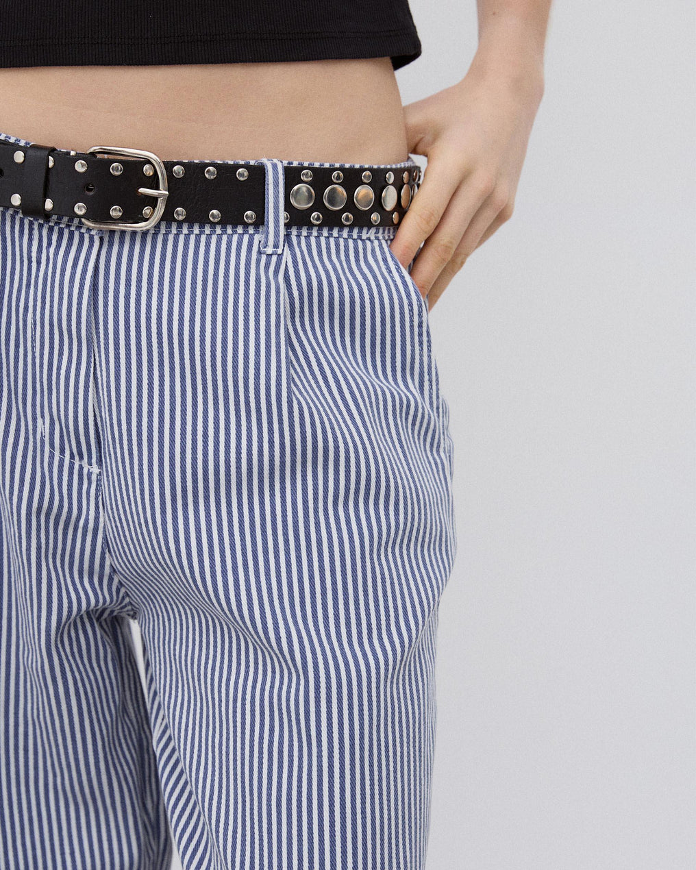 Jeans Balloon Rayas Azul