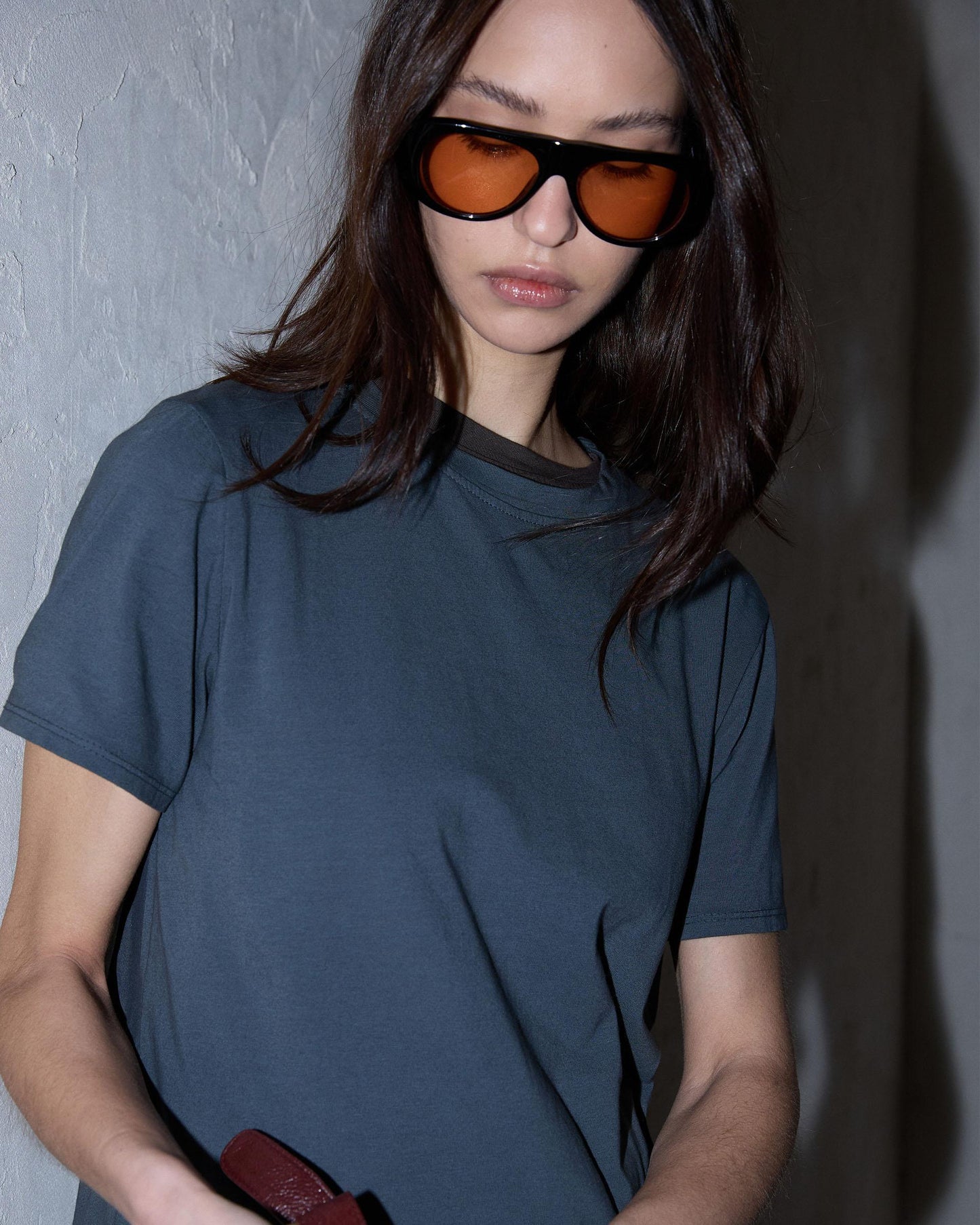 Camiseta Manga Corta Antracita