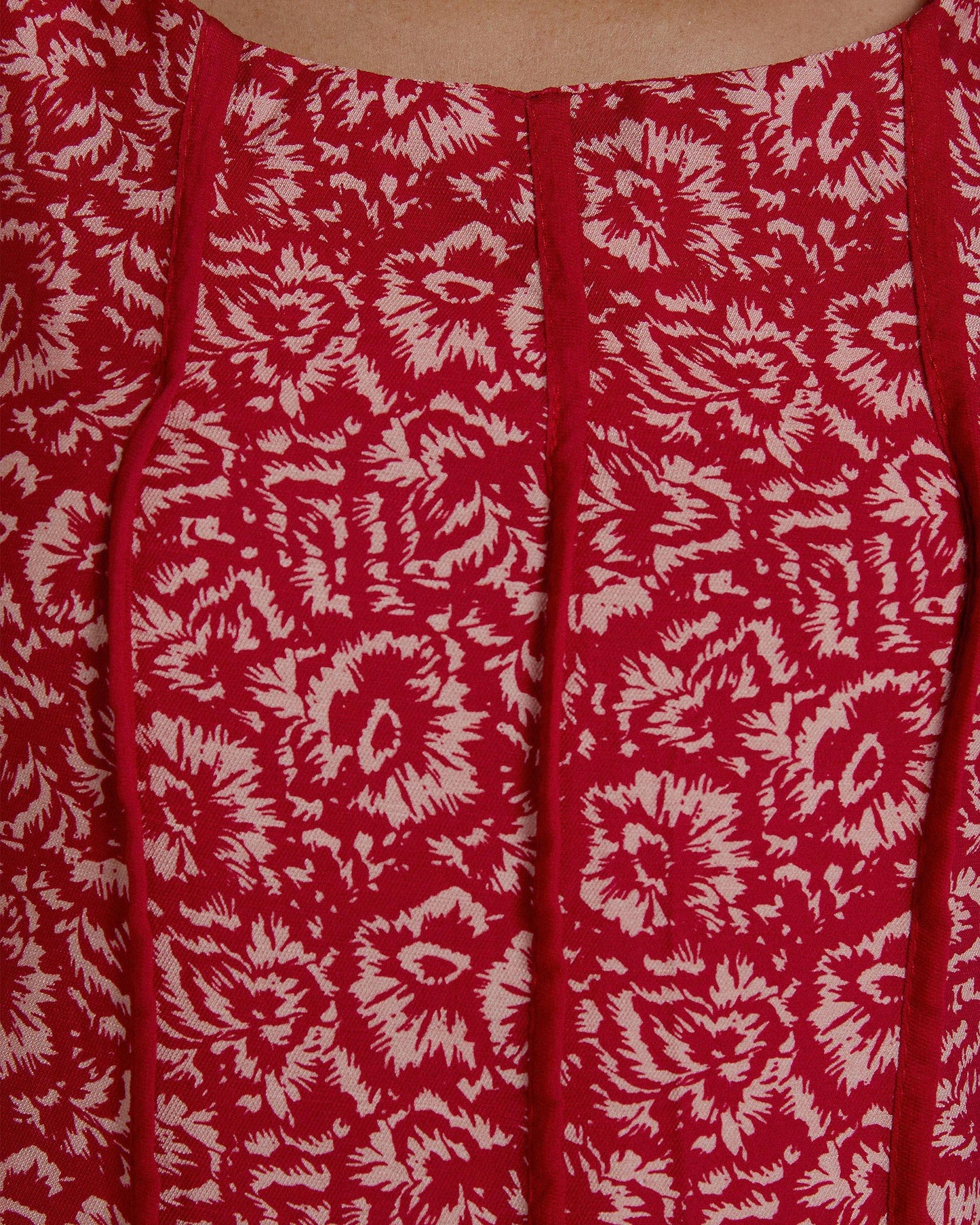 Vestido Estampado Nervios Fucsia