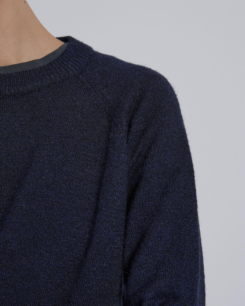 Jersey Cuello Redondo Azul Marino