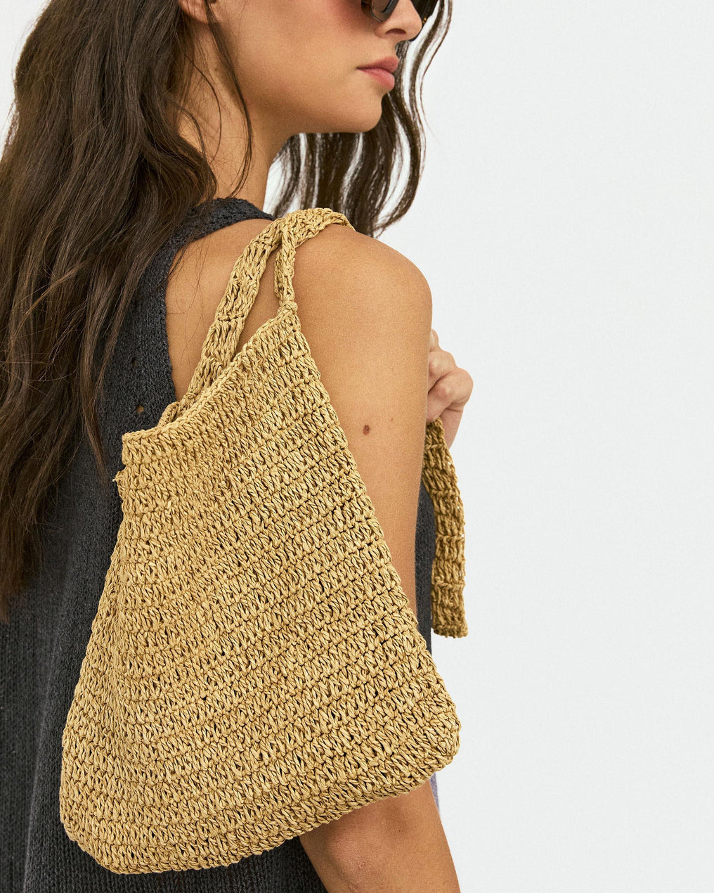 Sac Rafia Beige