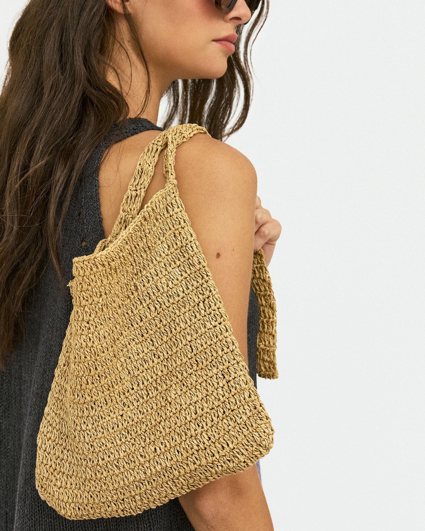 Sac Rafia Beige