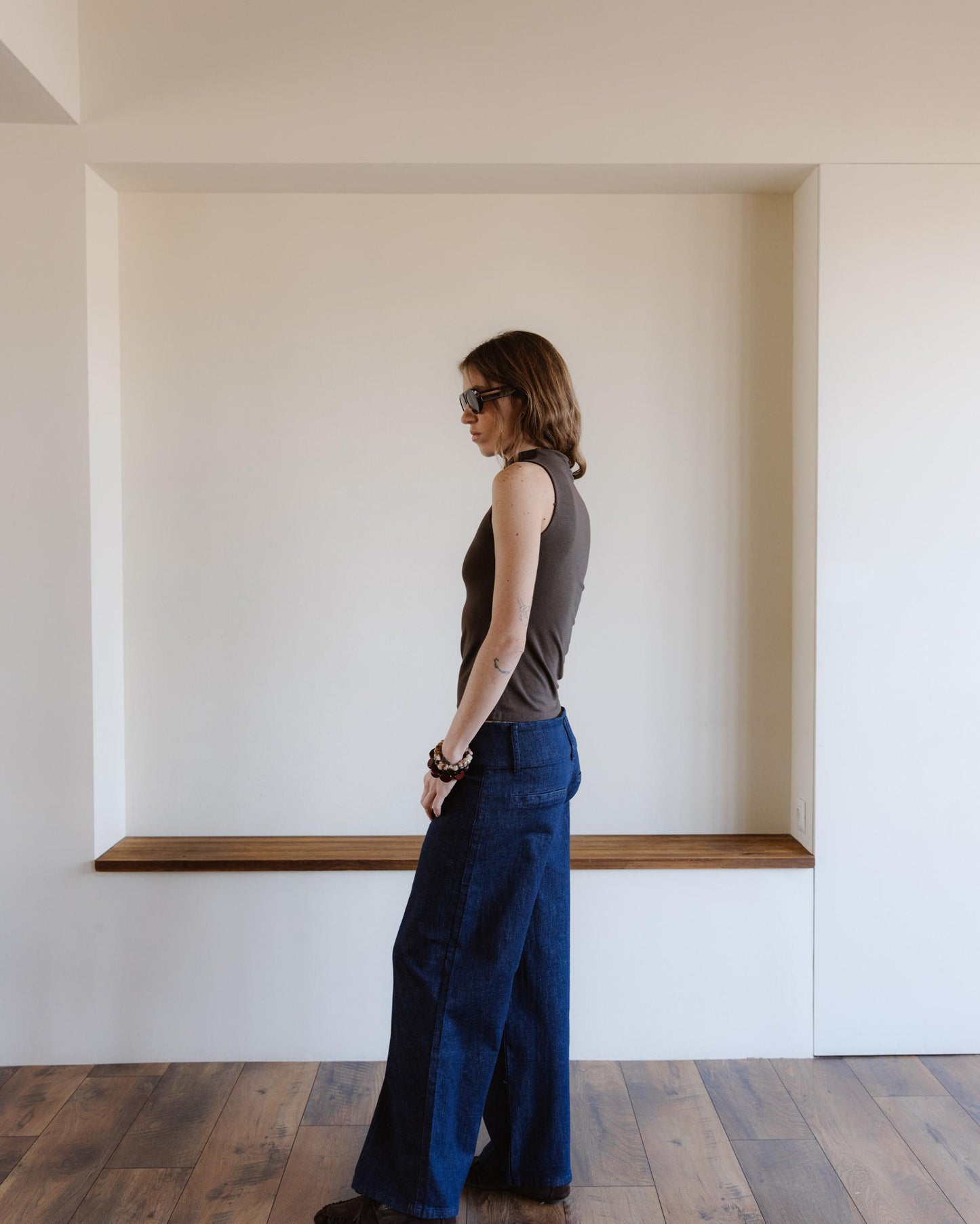 Jeans Triple Cinturilla Azul