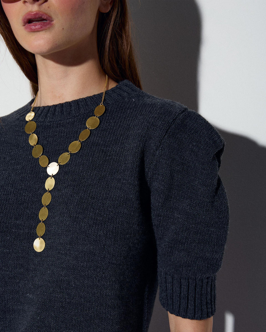 Top Punto Hombreras Antracita