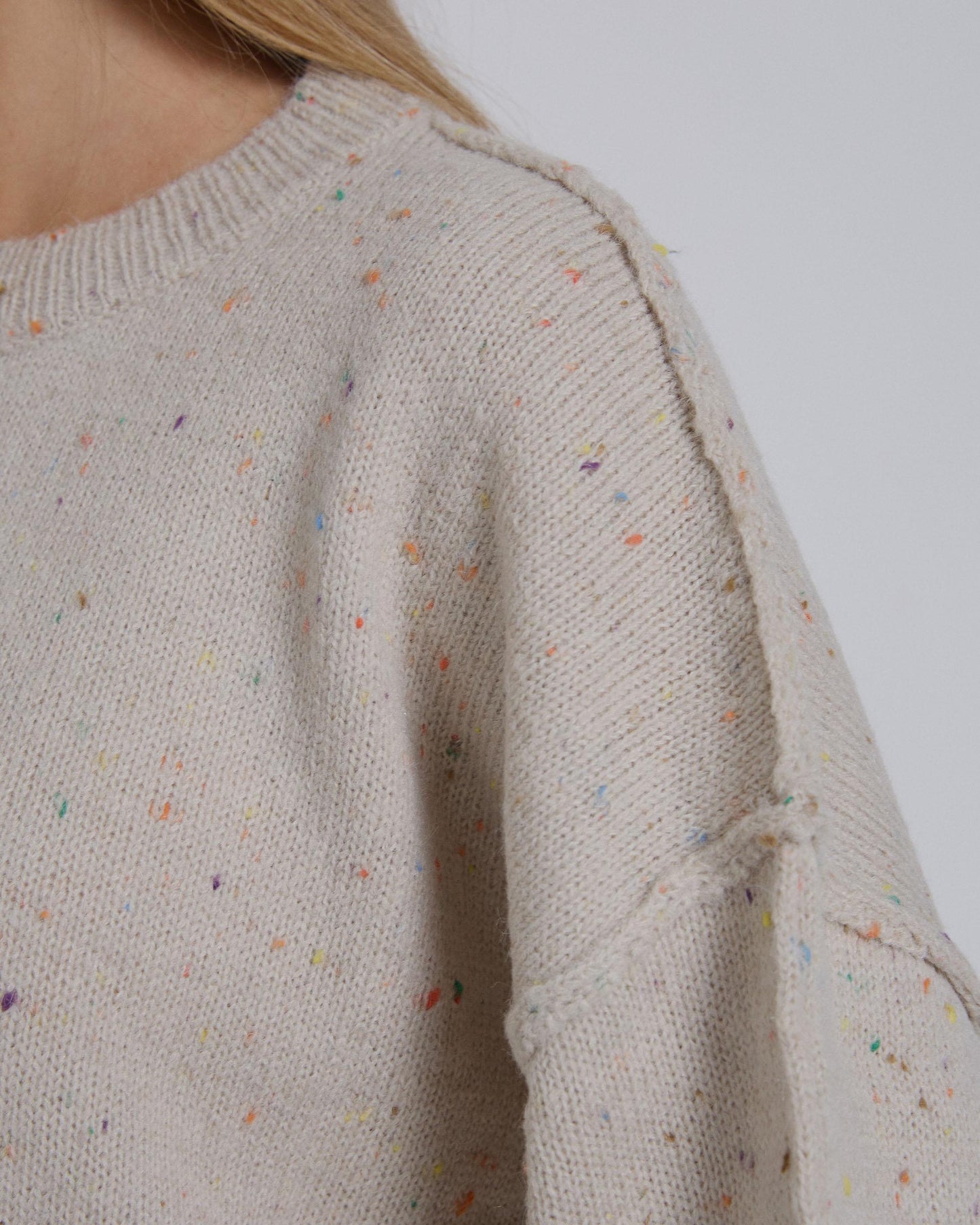 Jersey Jaspeado Beige