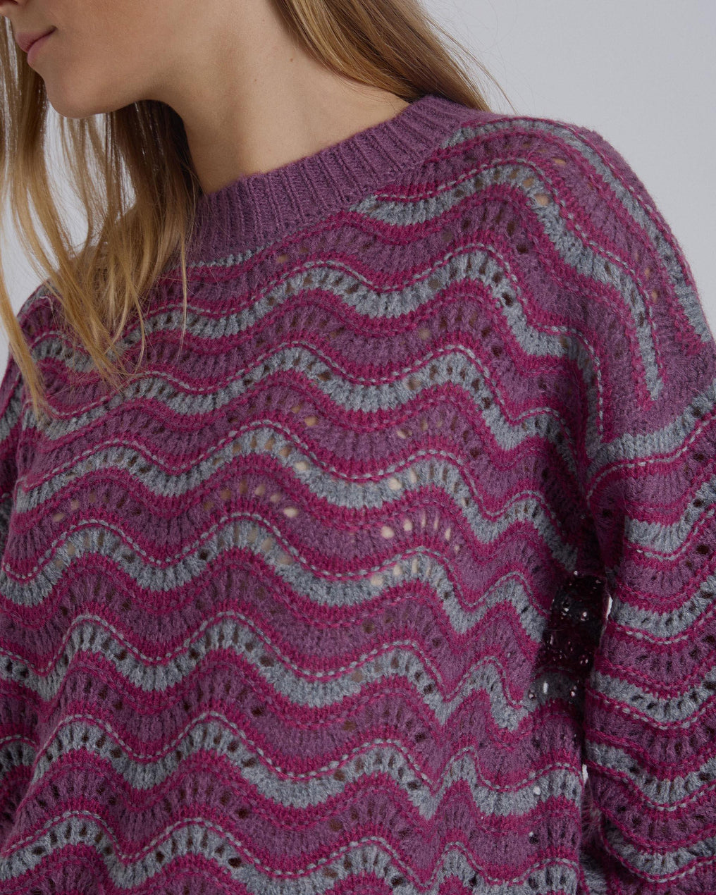 Jersey Punto Ondas Rosa